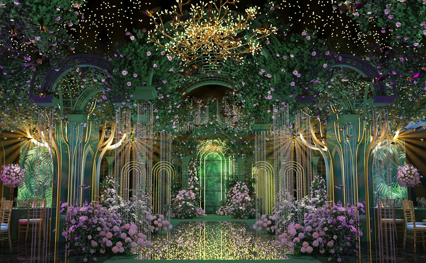 下城奇妙森林婚礼堂效果展示