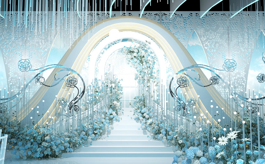 下城釡香烙馍村水晶厅效果展示